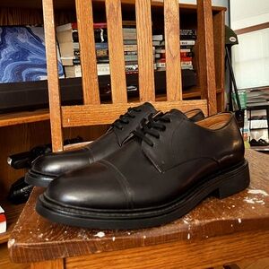 New Ralph Lauren Asher Captoe Leather Shoes US8